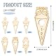 Smdbzda 12 Stück Schultüte Konfetti Holz, Zuckertüten aus Holz Tisch, Zuckertüte Holzanhänger, Zuckertüte Streudeko, Tischdeko Einschulung, für Einschulung Junge und Mädchen, Schulanfang