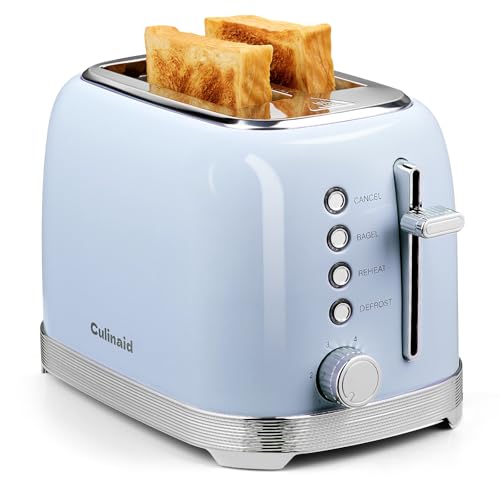 Culinaid Retro 2-Slice Stainless Steel Toaster