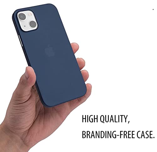 Image of ExpressB Back Cover for iPhone 15 Plus | Minimal Protect | Ultra Thin Anti Scratch Matte Finish Case for iPhone 15 Plus (Blue)