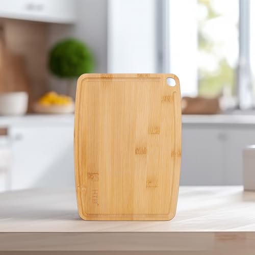 Tabla de cortar pequeña de bambú rectangular miniatura 2