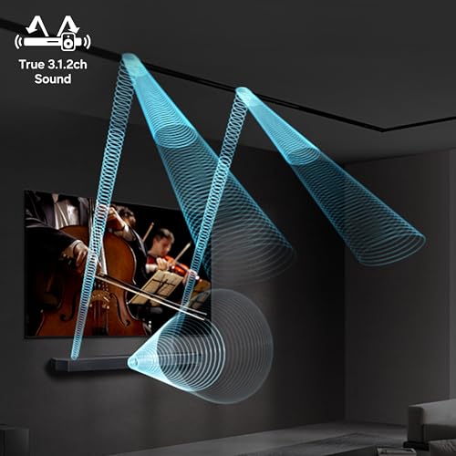 Image of Samsung 320 W True 3.1.2ch Soundbar with Dolby Audio | Q-Symphony | Center, Up-Firing Speakers | HDMI eARC | Optical in | Bluetooth 5.3 | Wireless Subwoofer (HW-Q600H /XL, Titan Black)