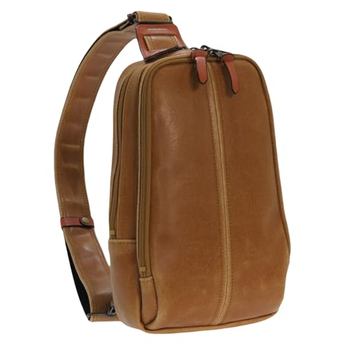 [豊岡市]レトロボディバッグ キャメル (No.4977-24)