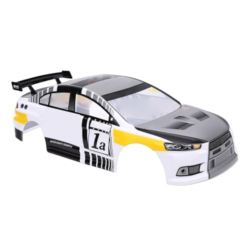 Coque de carrosserie RC en PVC haute durabilité avec graphiques légers 1/10