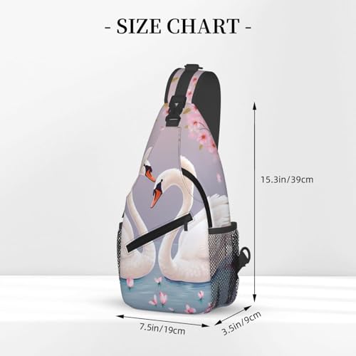 Bolso Sling para Mujeres y Hombres con Estampado Floral miniatura 2