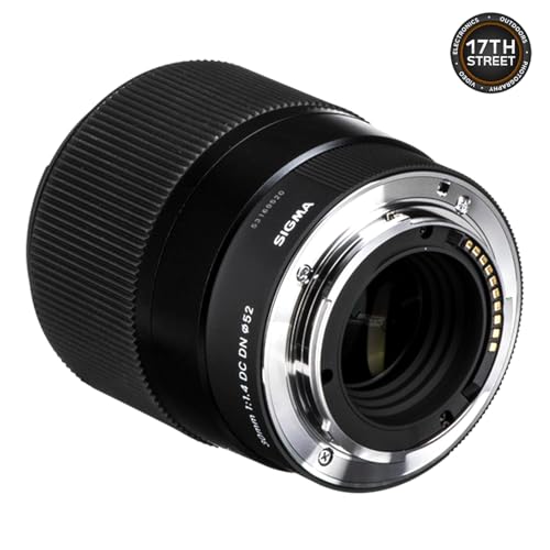 Sigma 30mm f/1.4 DC DN Contemporary Lens for Sony E | Mount Lens/APS-C Format, Rounded 9-Blade Diaphragm, Tiffen 52mm UV Protector Filter, 64GB Extreme Pro UHS-I Memory Card, and Camera Bag