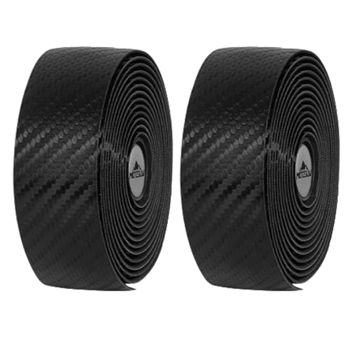TRIWONDER Nastri Manubrio Bici EVA Nastri Manubrio Bici da Corsa Handlebar Tape 2 Pezzi Nastro Manubrio per MTB Bici da Corsa Strada (00 Nero - 2 pezzi)