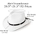 BQUBO Kids Cowboy Hat Boys Girls Western Cowboy & Cowgirl Hats Classic Felt Fedora Hats Belt Buckle Retro Panama Hat Unisex Rolled up Caps for 4-12Y