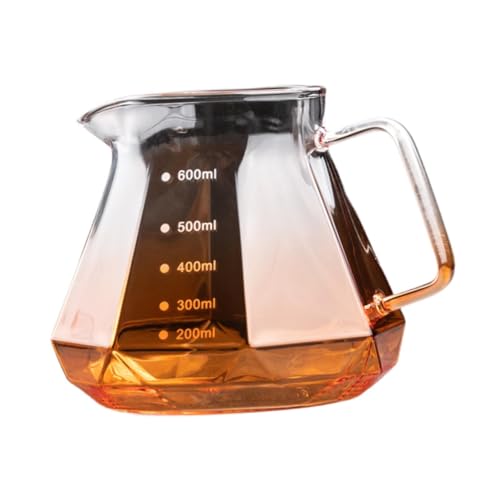 Image of Pour Over Glass Coffeemaker Drip Coffee Maker for Camping Cafes Home