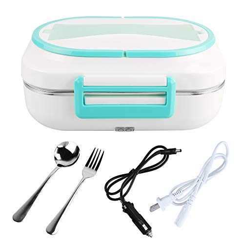 LOHOME Electric Heating Lunch Box Car Home Office Use Food Warmer Portable Bento