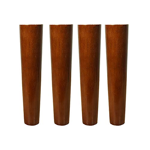 RXBFD Massivholz Möbelfüße, Schwerlast Möbelfüsse, Zum Kabinett Sofa Ottomane Fernsehtisch Liebesplatz Kommode, Holzbeine für Möbel, 4 Stück (Mit Schrauben) Cover