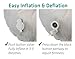 TREKOLOGY Inflatable Neck Pillow for Travel - Ultimate Comfort and Support for Airplanes, Cars, and More - Ergonomic Design for Restful Sleep and Neck Relief - Essential Travel Accessory