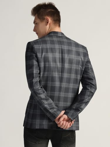 Image of TAHVO Tweed Blazer for Men - Formal & Casual Winter Wear Blazer