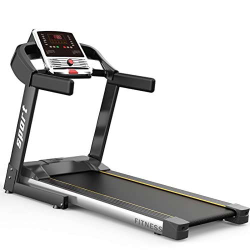 Image of Treadmill Walking Black Or Silver Gray Home Fitness Foldable Silent Treadmill