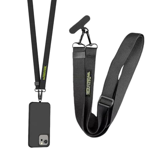 Image of Phone Lanyard, Adjustable Anti Theft Mobile Strap with a Tether Pad | Universal phone strap compatible with most mobile phones for convenient hands-free phone carrying