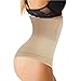 Evenriver Women High Waist Cincher Girdle Tummy Slimmer Sexy Thong Panty Shapewear Thong Beige Medium/Large