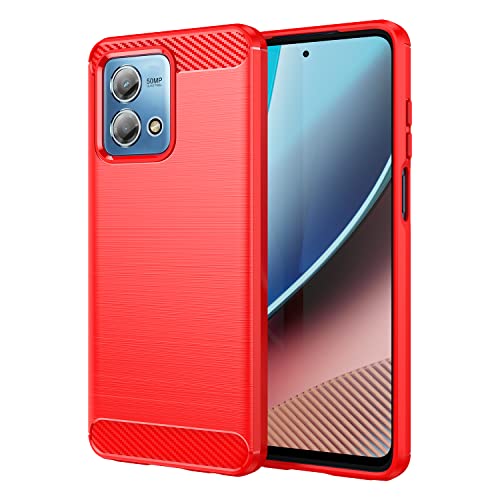 YKNIUFLY Housse étui pour Motorola Moto G Stylus 2023 Coque, TPU Souple, Anti-Chute, Antichoc, Étui Cover pour Motorola Moto G Stylus 2023.(Rouge)
