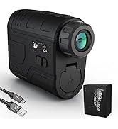 Range Finder Golf, Laser Rangefinder for Hunting with Slope Switch, Golf Distance Finder with Fla...