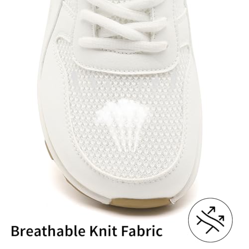 Image of Mens Walking Shoes Slip On Sports Sneakers Tennis Workout Athletic Camp Fitness Flat Sole Running Jogging Breathable Anti-Slip Outdoor Fashion