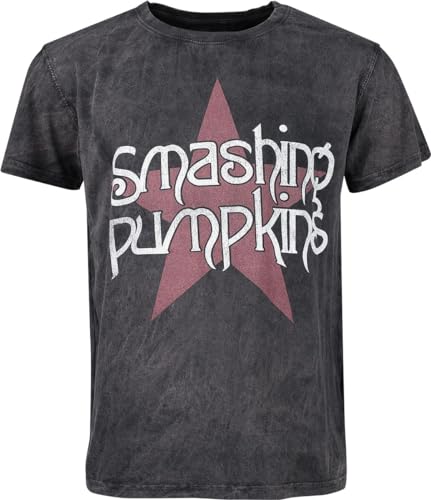 The Smashing Pumpkins Star Logo Hombre Camiseta Gris 3XL