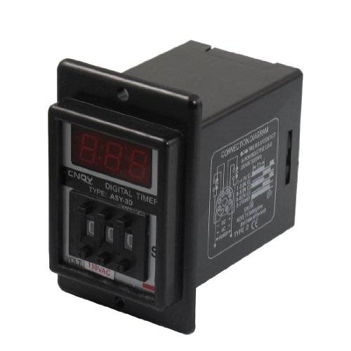 Relé de tiempo AC 110V para automatización de talleres y control de maquinaria