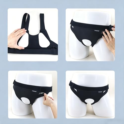 Faja Hernia Inguinal Hombre Soporte Ajustable 72-88cm miniatura 7