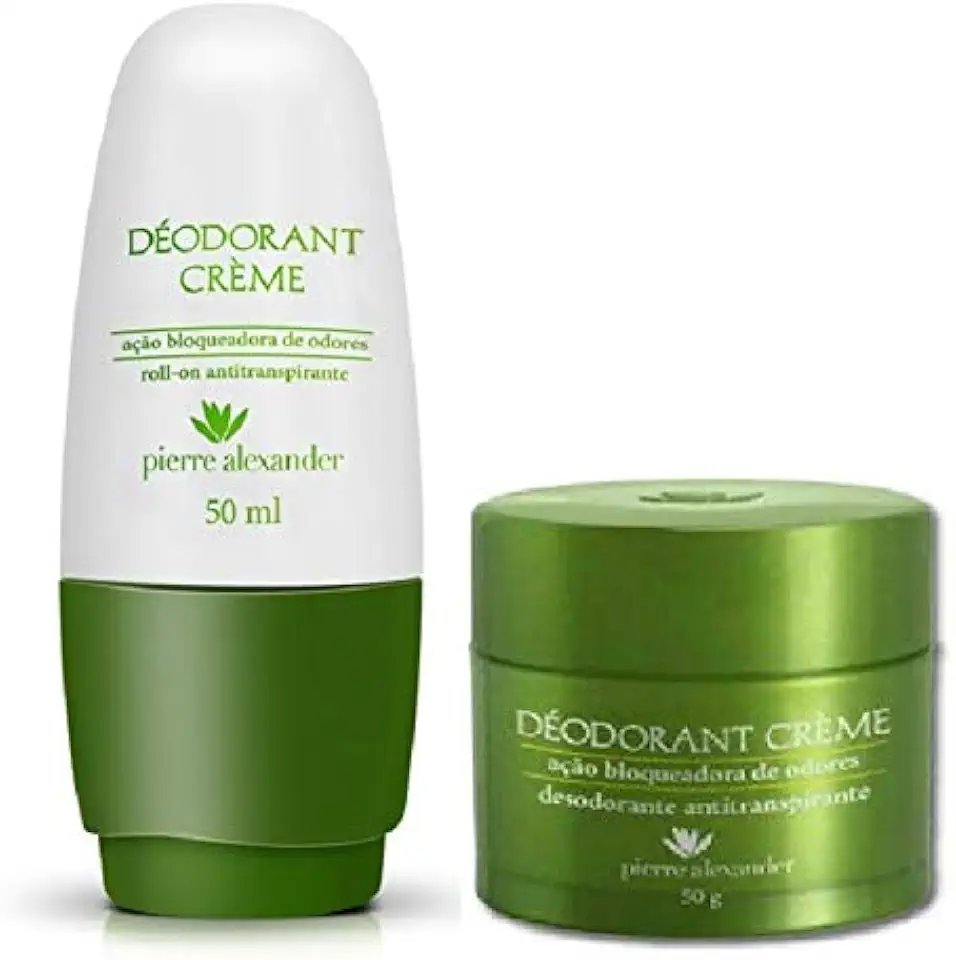 KIT Desodorante Ação Bloqueadora Pote creme + Roll-on ação bloqueadora - Pierre Alexander