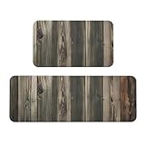 Materialbeschreibung: Hergestellt aus Polyester, diese verwitterten Küchenmatten mit altem Look verfügen über eine rutschfeste Unterseite mit rutschfesten Partikeln, die sicherstellen, dass sie an Ort und Stelle bleiben und eine sichere, stabile Oberfläche für Ihre Küche, Waschküche oder jeden anderen Raum bieten.