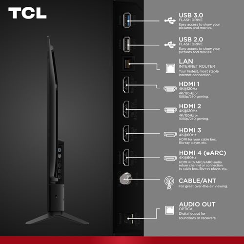 Image of TCL 55-Inch F8D Series 4K QLED Smart TV (55F8D, 2026 Model) with Dolby Vision HDR and Dolby Atmos, Game Accelerator 288 and VRR for Sports and Gaming | Fire TV, Alexa+, 120Hz Refresh, LED Backlighting