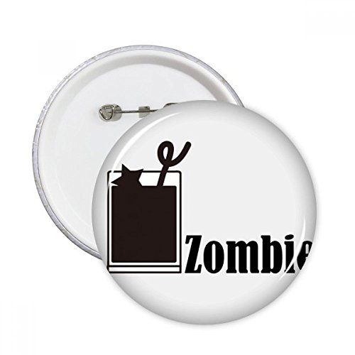 Pins Zombie Cocktail insigne rond pour masquer un trou ou decorer un sac