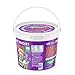 New Big League Chew Bubble Gum Dugout Bucket - 80 Pieces, Grape Flavor | Ideal for Baseball Games, Teams, Concessions, Parties, and More | 80 Individually Wrapped Gumballs