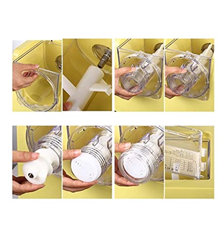 Gelbe Nudelmaschine, Haushalt Automatische Knödelhaut Kleiner Multifunktions-Teigmischer Pressmaschine Warencode: LXJ… – Bild 3