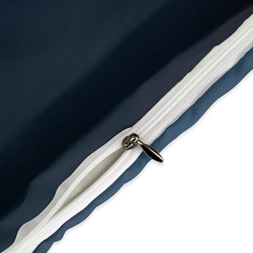 Parure de lit réversible en microfibre douce avec 2 taies d'oreiller pour lit double - 5