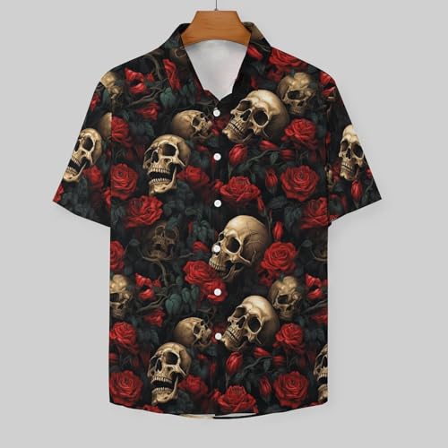 Men's Hawaiian Shirt Short Sleeve Button Down Beach Shirt Quick Dry Clothes Breathable Casual Summer Tops Dress Shirt2