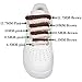 Endoto Rope Shoes Laces for Air Force 1, Thick Chunky Fat Shoelaces Strings for AF Sneaker(Color:Black,Size:10MM)