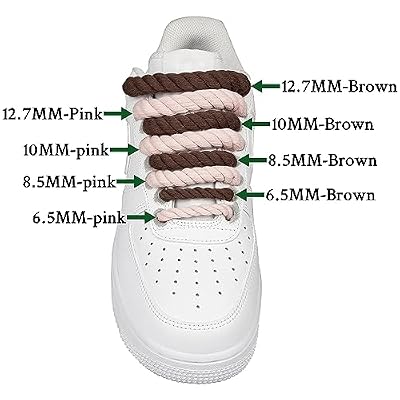 Endoto Rope Shoes Laces for Air Force 1, Thick Chunky Fat Shoelaces Strings for AF Sneaker