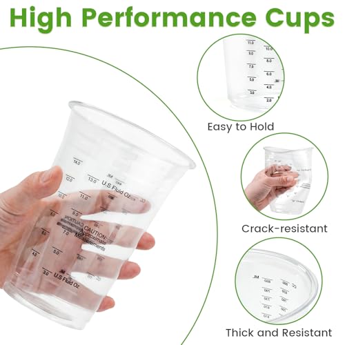 Kit de vasos medidores de resina NASUBI 32oz y 20oz miniatura 5