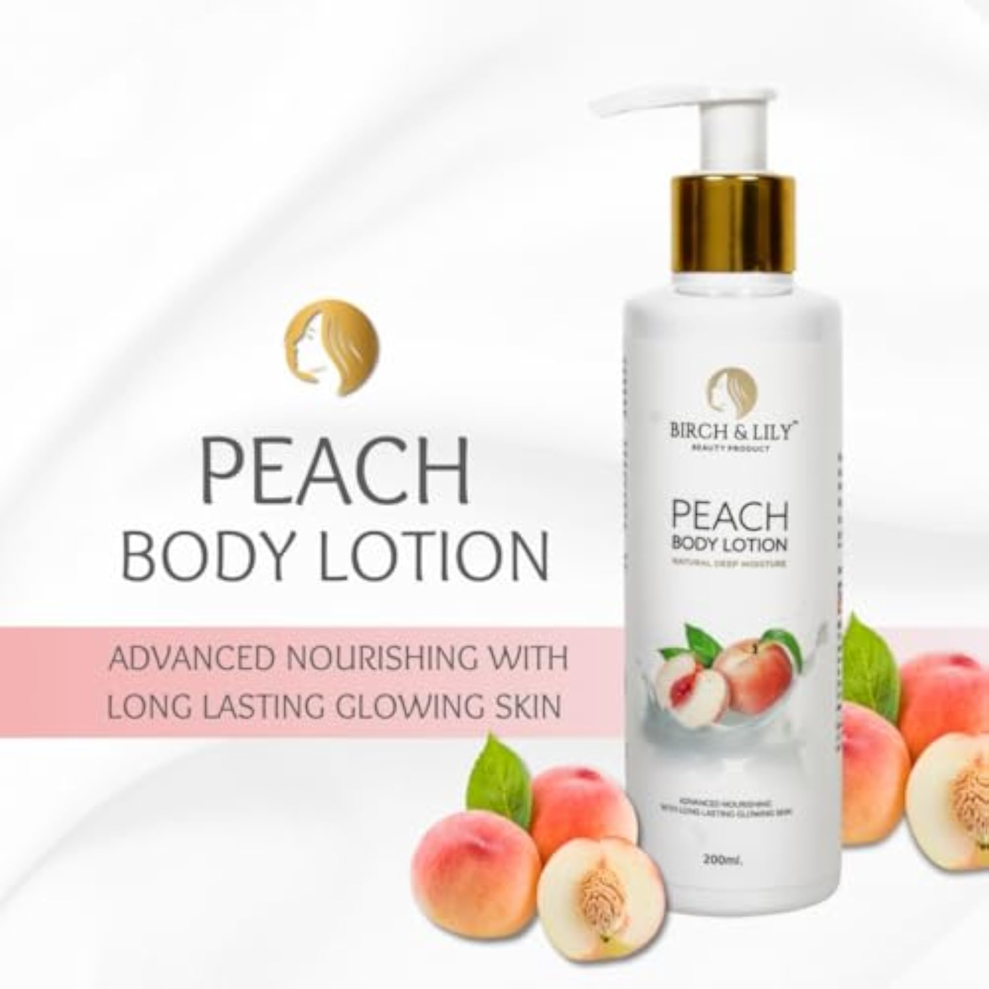 Peach Body Lotion - Hydrating & Nourishing