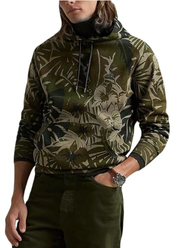 Amazon.com: POLO RALPH LAUREN mens Palm-Camo Double-Knit Hoodie