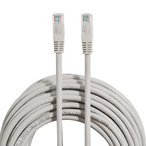 Cable CAT-6 de 7.62 m con conectores RJ45 gris miniatura 3