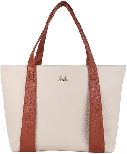 MINI WESST London Tote | Spacious Interior | Lightweight | Vegan Leather | Travel | Shopping | Office | Picnic