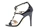 Moda Liu Jo Mujer LIUJOS17019VN Negro Cuero De Charol Sandalias | Temporada...