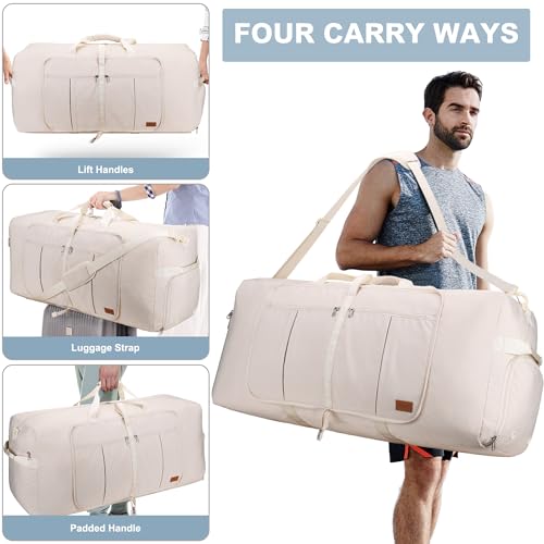 Image of 120L EXTRA LARGE Foldable Waterproof Travel Duffle Bag for Men and Women