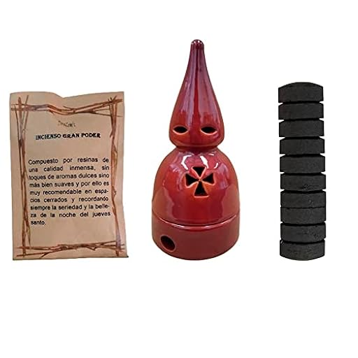 Nazareno Incensario Semana Santa Granate + 50 Gramos Incienso Gran Poder +10 Pastillas carbón - Liturgia, cofradía, Pascua, procesión | Ya disponible en tu tienda friki favorita! En mundofriki.es!