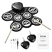 VEVOR Electronic Drum Set, 7 Pads, Roll-Up Practice Drum Pad with Speaker, Headphone Jack, Portable Electric Drumset with Pedals, Drumsticks, Holiday Birthday Gift for Beginners Kids Age 3+
