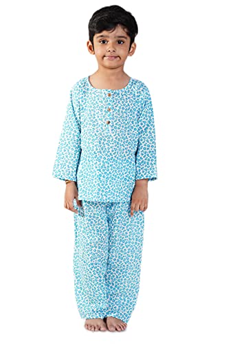 Image of Cotton Night Suit for Boys & Girls | Kids Pajama Set | Baby Girls Top-Pant Set | Kids Dress