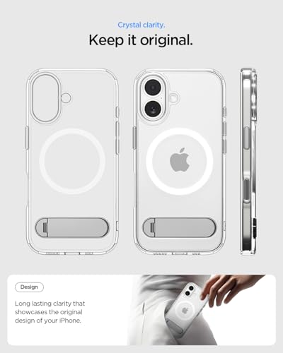 Coque iPhone 17 Spigen Ultra Hybrid S finition haut de gamme DuraClear blanche - 5