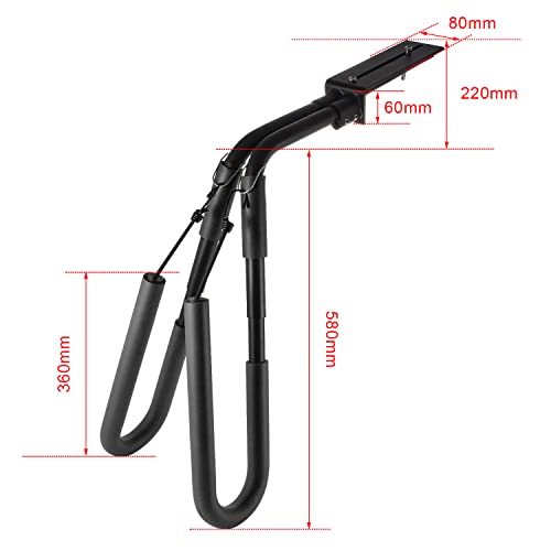 SLPB Prateleira para prancha de surf para motocicleta Suporte para montagem de prancha de surf