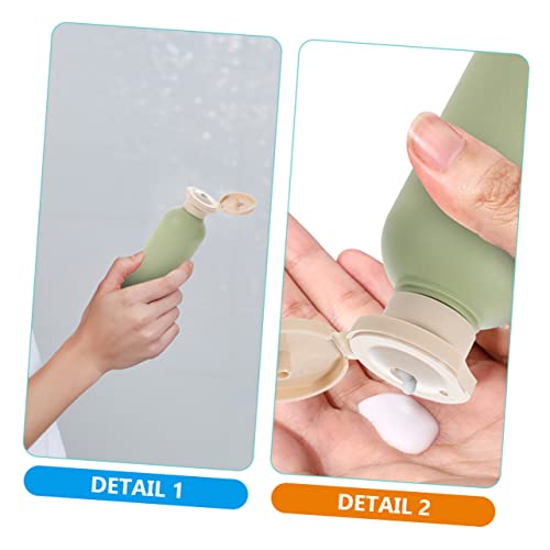 Botellas de viaje herméticas con tapa abatible para llevar tu champú y loción a cualquier camping 3