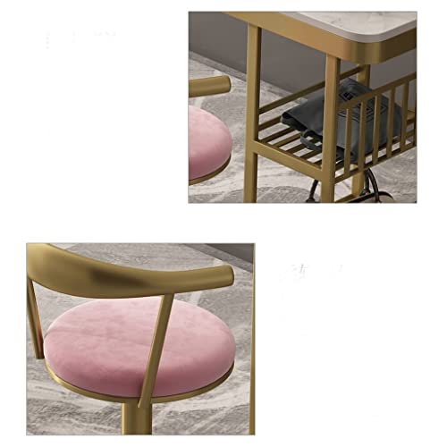 Tabouret de bar en métal au design épuré pour comptoir élégant - 5