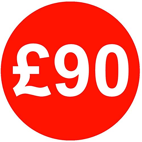 30mm Price Stickers Pack of 500 - Red - £90